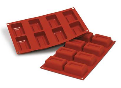 SF090 - STAMPO SILICONE N.8 BIG LINGOTTO CM.7,2X4,5 H.2,6