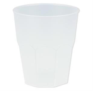 BICCHIERE COCKTAIL PP FROST CL.35 3875-21F PZ.20 GOLD PLAST